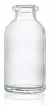 30 ml Aerosolflacon, helder, type 3 geblazen glas
